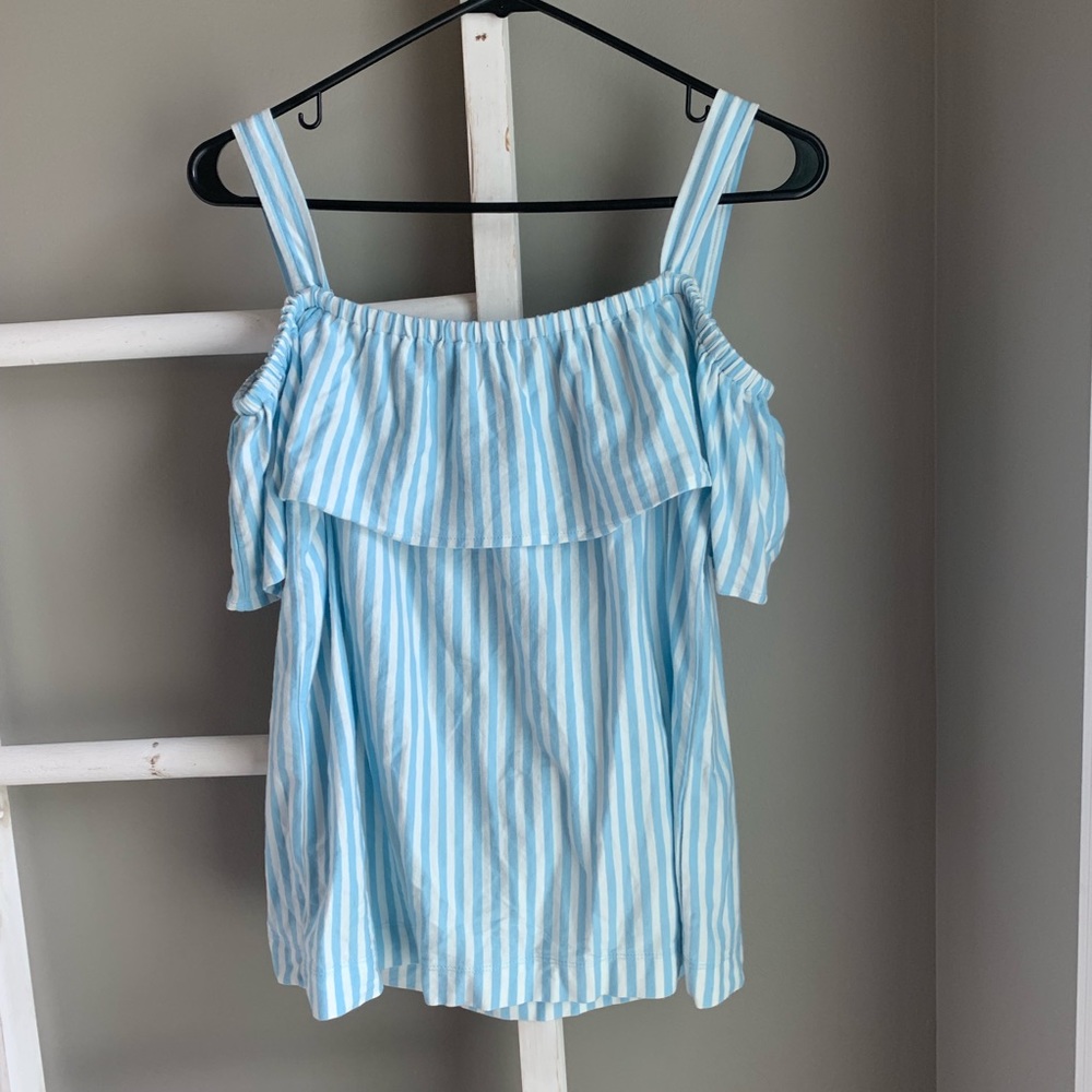 J.Crew off the shoulder top